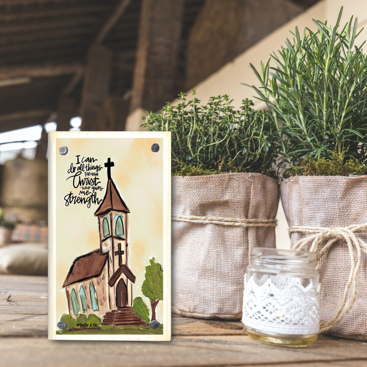 Baxter & Me Happy Blocks - Let's Go To Church Collection