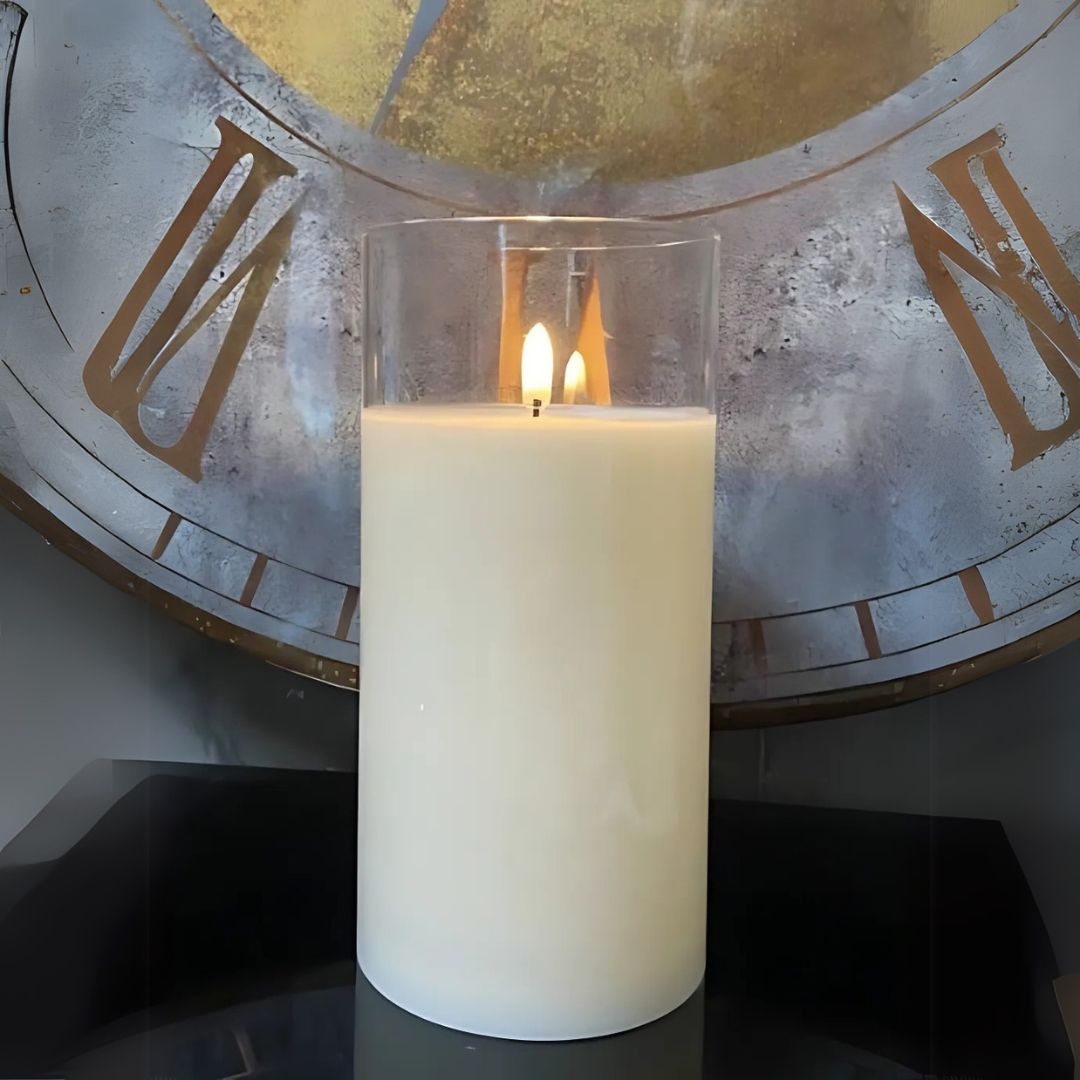 Simply Ivory Radiance LED Poured Candle
