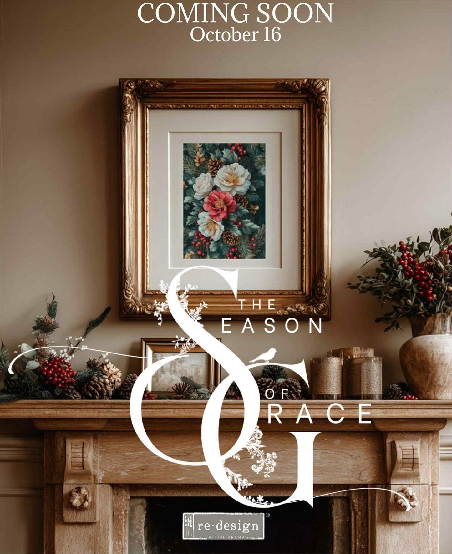Decoupage Fiber Paper - Winter's Grace