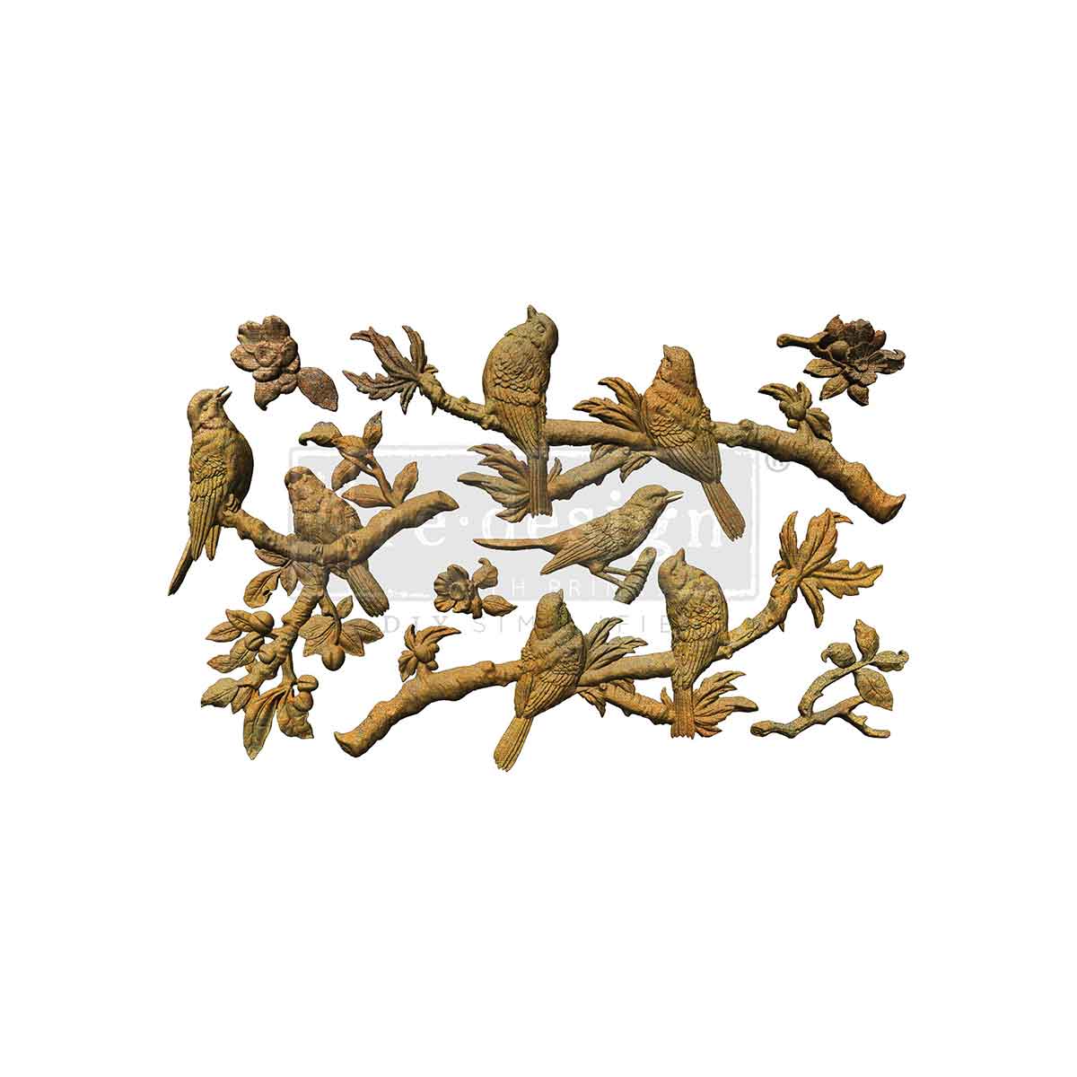 Castings from the Whispers of Wings decor mould.