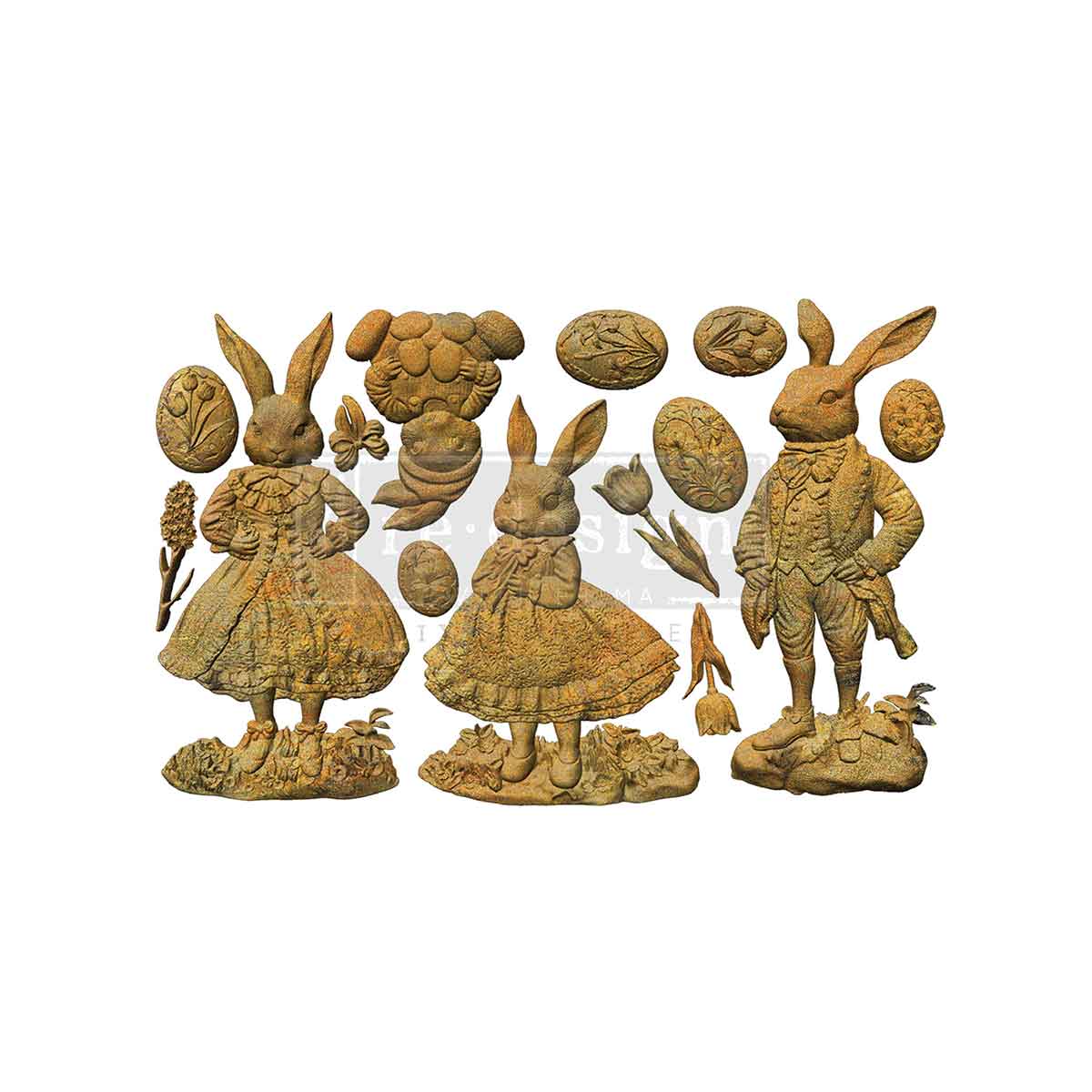 Castings from the Meadow Whispers decor mould