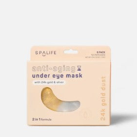 SpaLife Anti-Aging Under Eye Masks - 6 Pack