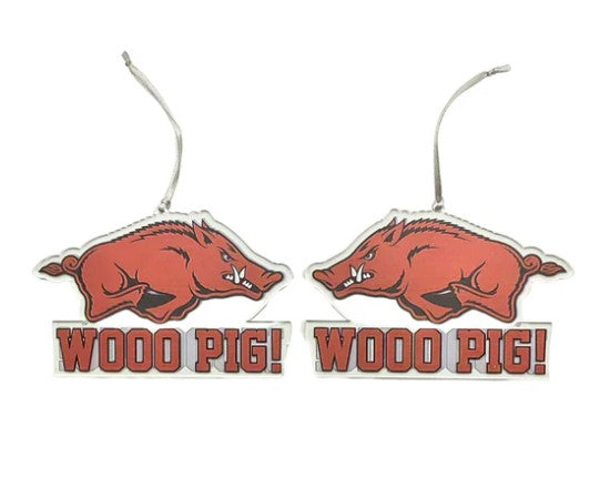 Arkansas Logo Acrylic Ornament
