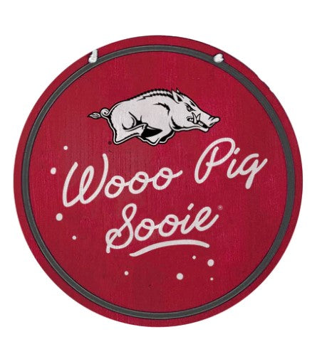 Arkansas Spirit Wood Door Hanger