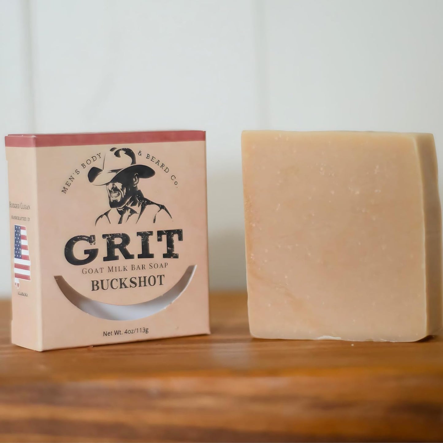 Grit Men's Body & Beard Co. Goat Milk Bar Soap