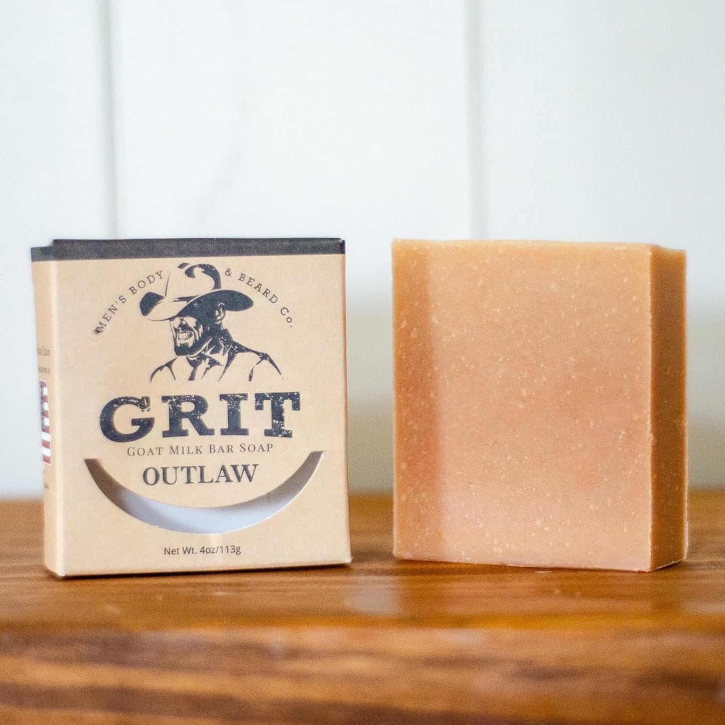 Grit Men's Body & Beard Co. Goat Milk Bar Soap
