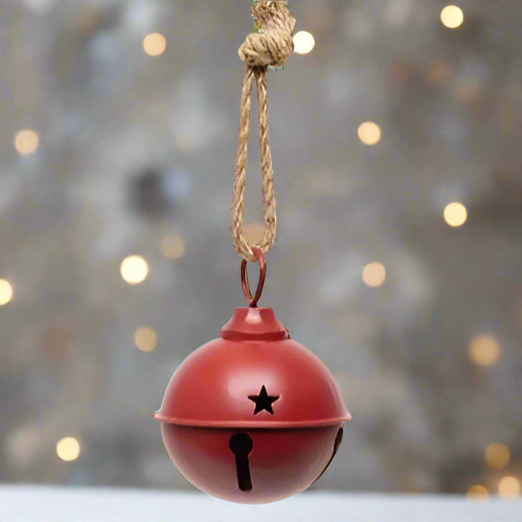 Sleigh Bell Jingle Bell Matte Red