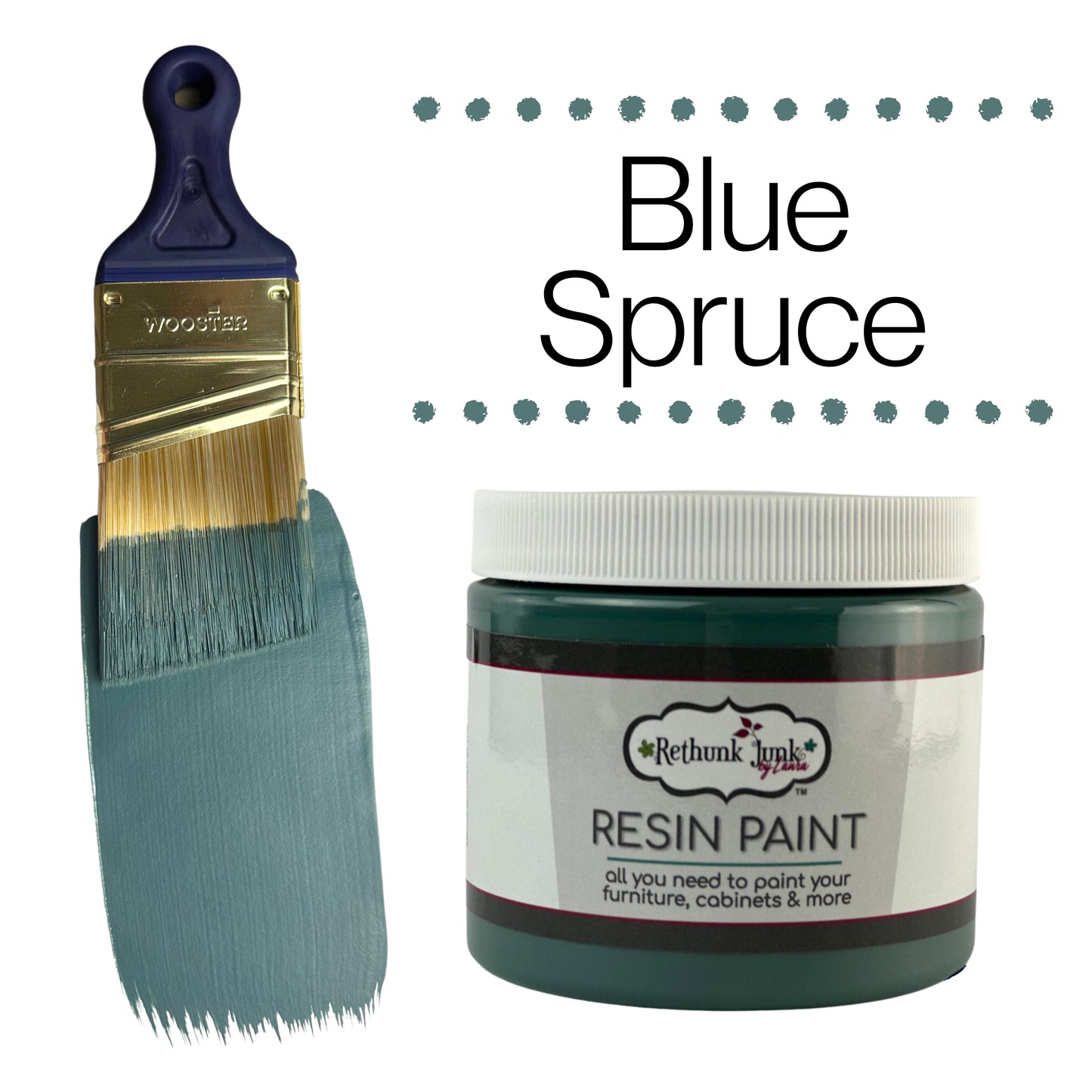 Rethunk Junk Resin Paint in Blue Spruce