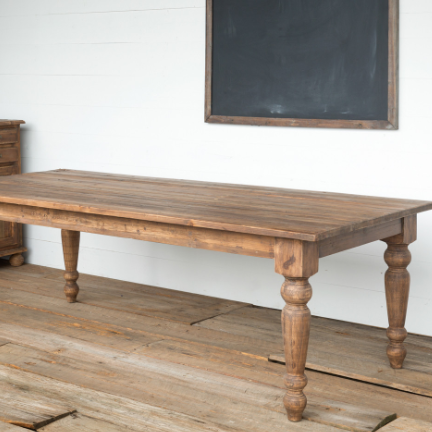 Park Hill Aged Pine Farm Table FLOOR MODEL - For Local Pick Up ONLY
