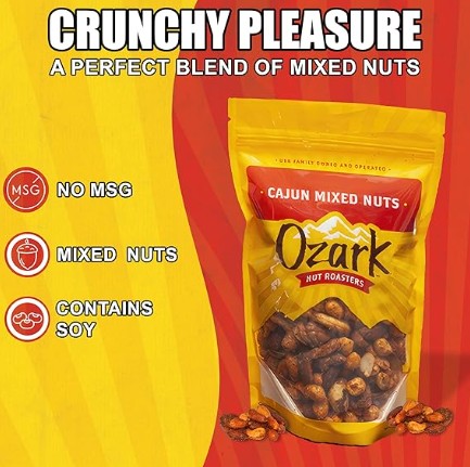 Ozark Nut Roasters - Cajun Mixed Nuts