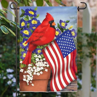 Evergreen Garden Flag - Summer & Patriotic