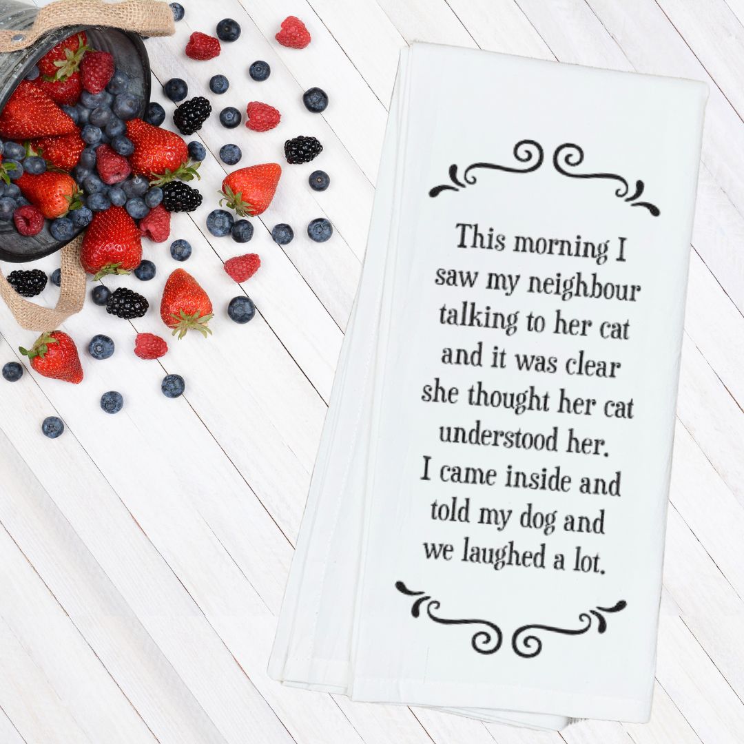Funny Message Kitchen Towels
