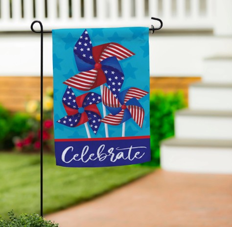 Evergreen Garden Flag - Summer & Patriotic