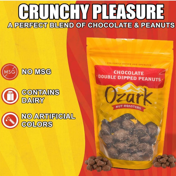 Ozark Nut Roasters - Chocolate Double Dipped Peanuts