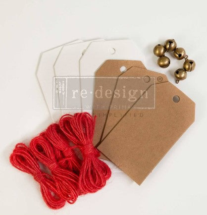 Chipboard Gift Tags - Christmas