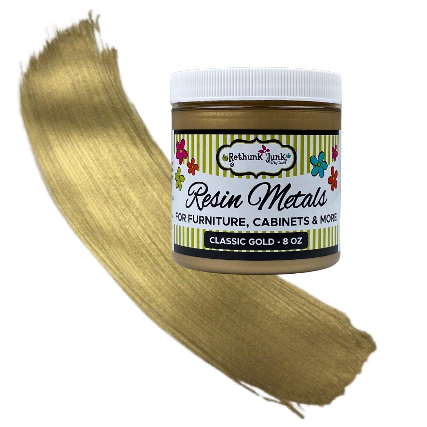 Rethunk Junk Resin Paint in Metallic Classic Gold