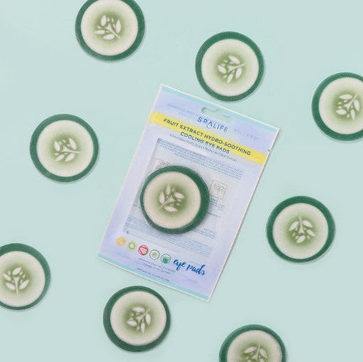 SpaLife Cucumber Cooling Eye Pads - 12 Pack