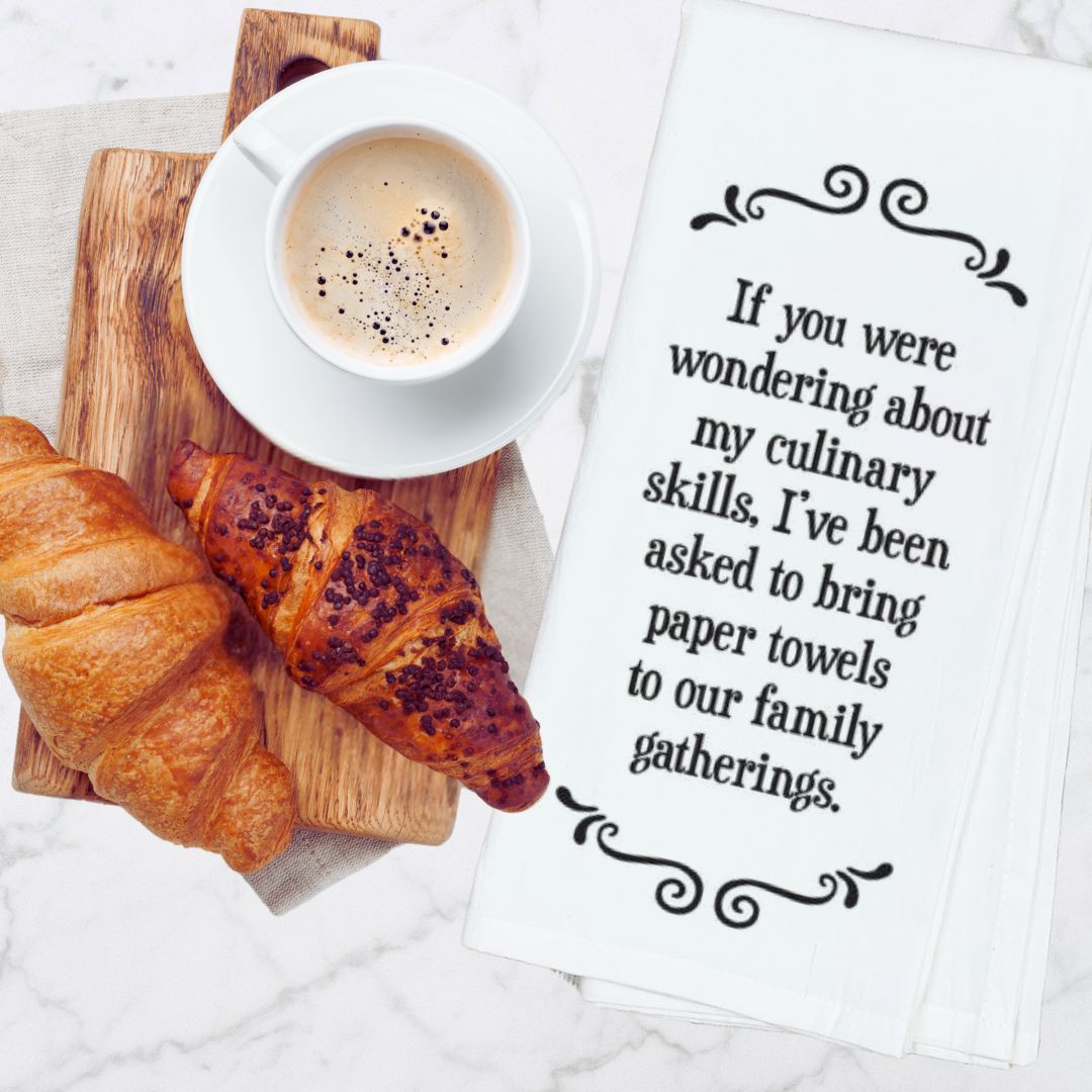 Funny Message Kitchen Towels