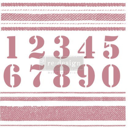 Clearly Aligned Decor Stamps - Stripes