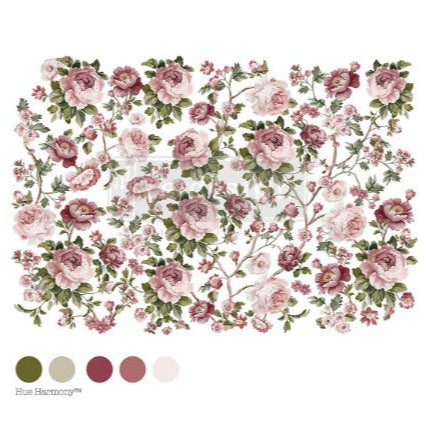 Decor Transfer® by Kacha - Blushing Blooms Symphony