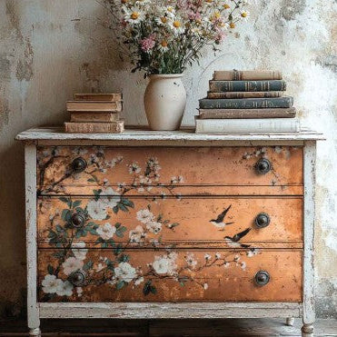 Decoupage Fiber - Feathers in the Glow