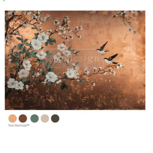 Decoupage Fiber - Feathers in the Glow