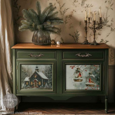 Decoupage Fiber Pack - Christmas Blessings