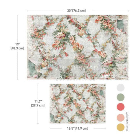 Decoupage Fiber Pack - Jardin Fleuri
