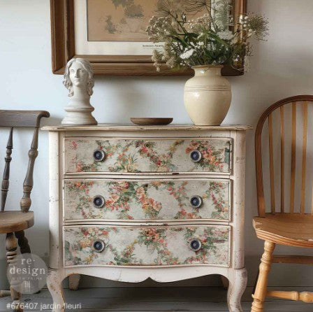 Decoupage Fiber Pack - Jardin Fleuri