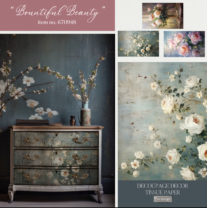 Redesign Decoupage Tissue Paper Pack - Bountiful Beauty