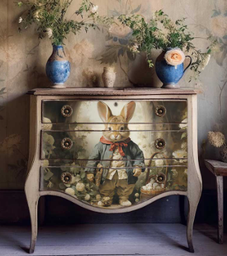 Redesign Decoupage Tissue Paper Pack - Dreamy Bunnies