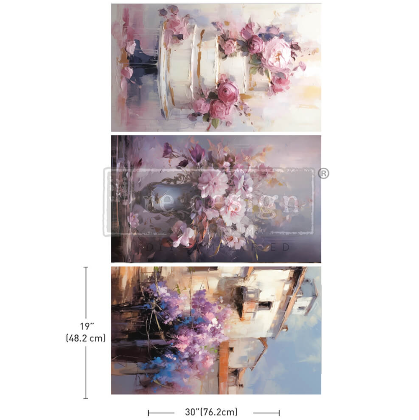 Redesign Decoupage Tissue Paper Pack - Lilac Lush Celebration
