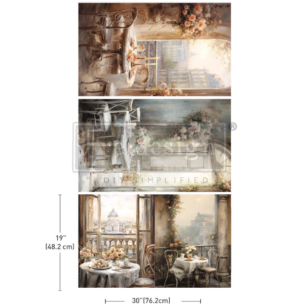 Redesign Decoupage Tissue Paper Pack - What a View