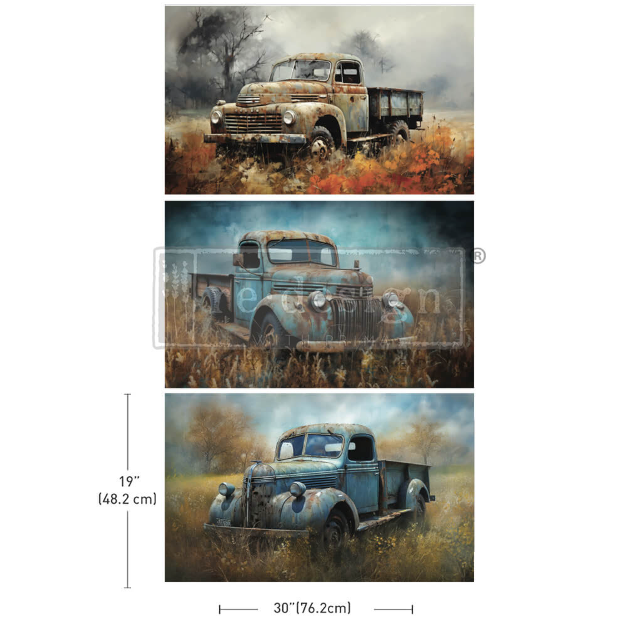 Redesign Decoupage Tissue Paper Pack - Wheels of Time