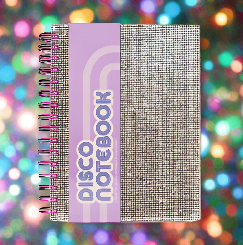 Disco Notebook & Spinning Disco Pen