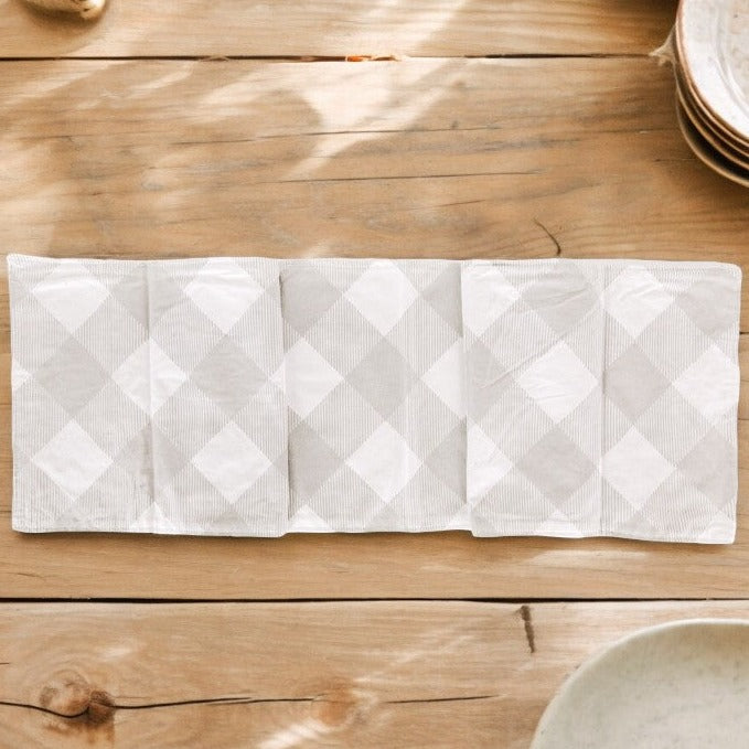 Double Sided Buffalo Check Table Runner