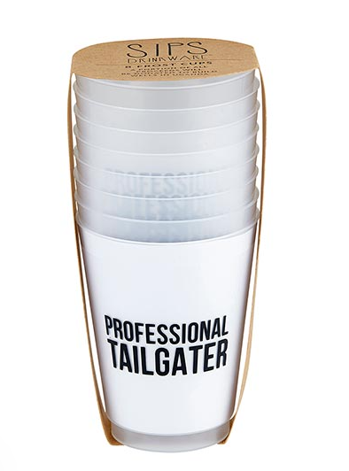 Professional Tailgater - Frost Plastic Cups - 8 pack