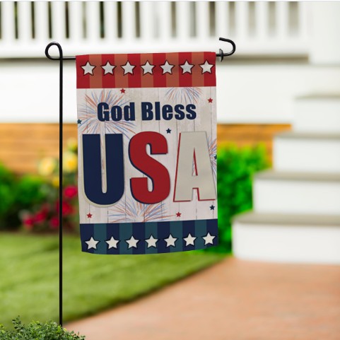 Evergreen Garden Flag - Summer & Patriotic