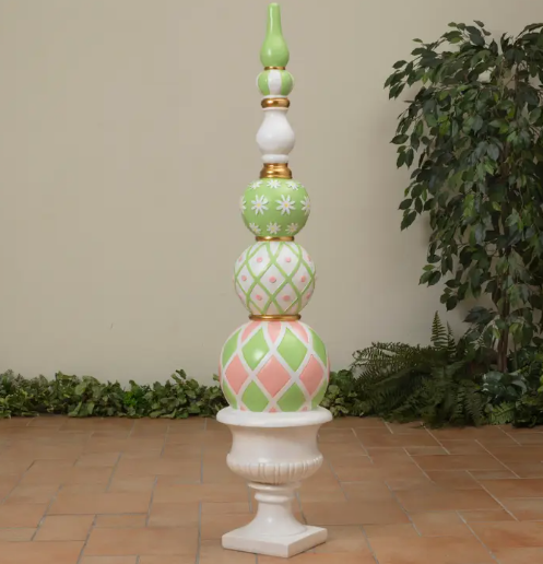 Whimsical Resin Topiary