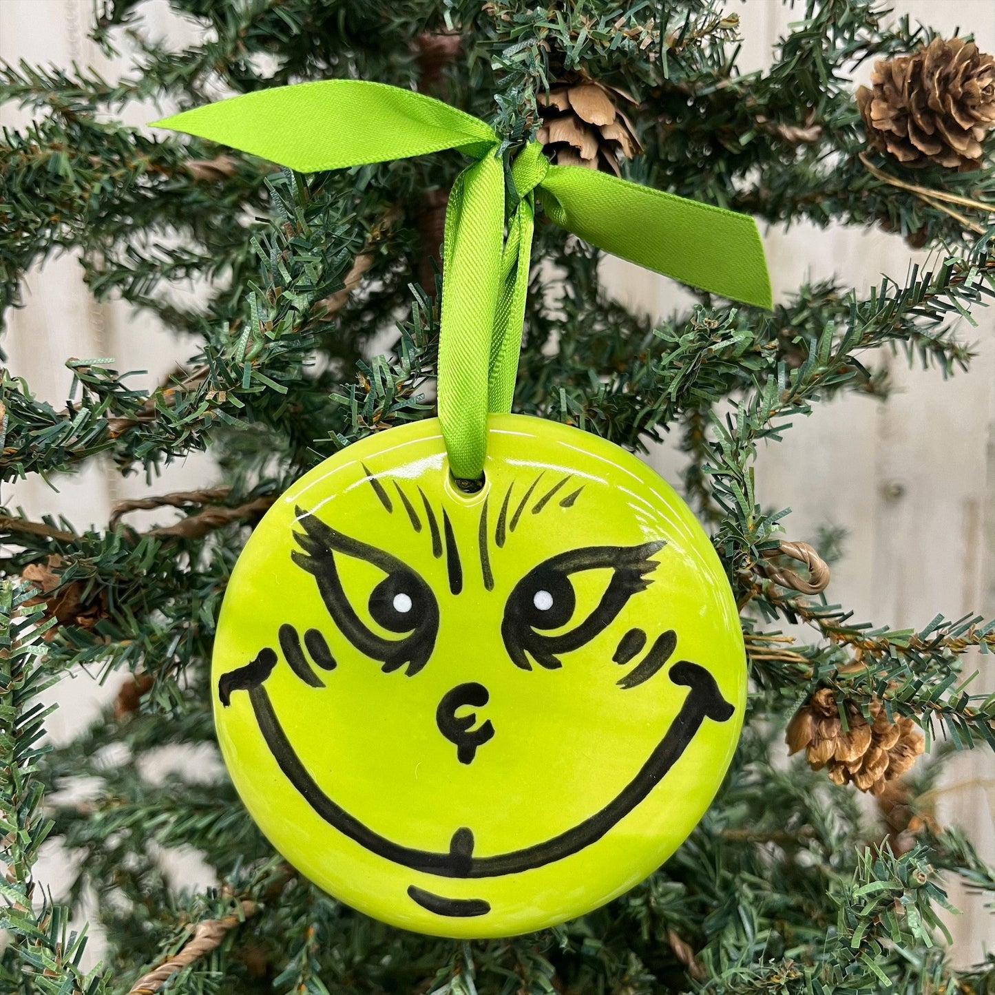 Nola Watkins Hand-Painted Ceramic Ornament - Classic Christmas Collection