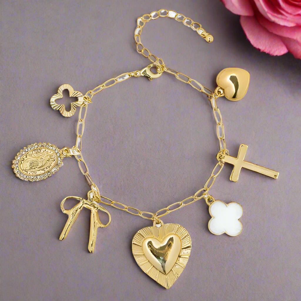 Gold Charm Jewelry