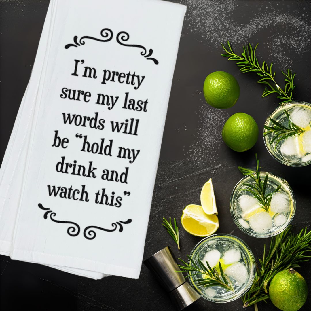 Funny Message Kitchen Towels