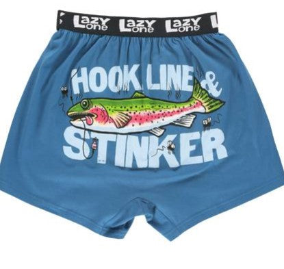 LazyOne Boxers - Hook Line Stinker