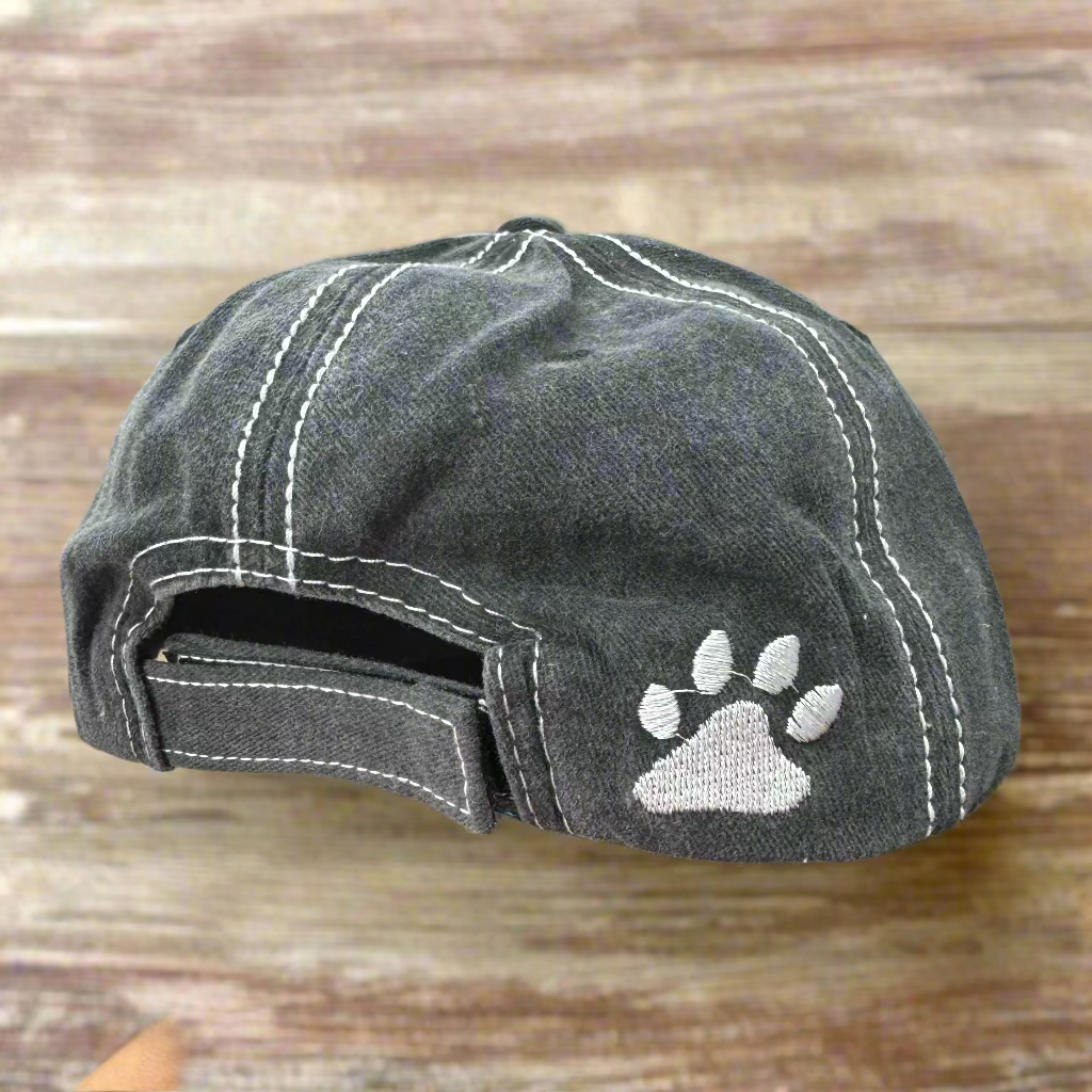 Embroidered Dog Vibes Only Baseball Hat