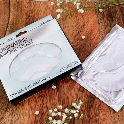 SpaLife Illuminating Diamond Dust Under Eye Masks - 6 Pairs