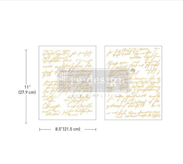 Middy Foil Transfers® by Kacha - Shimmering Script