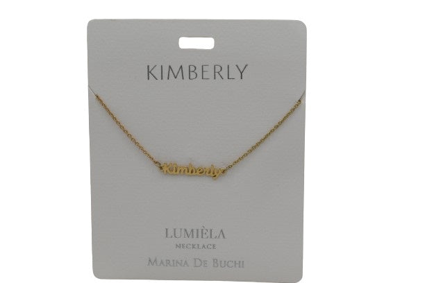 Mulberry Studios Personalized Name Necklaces - A through L