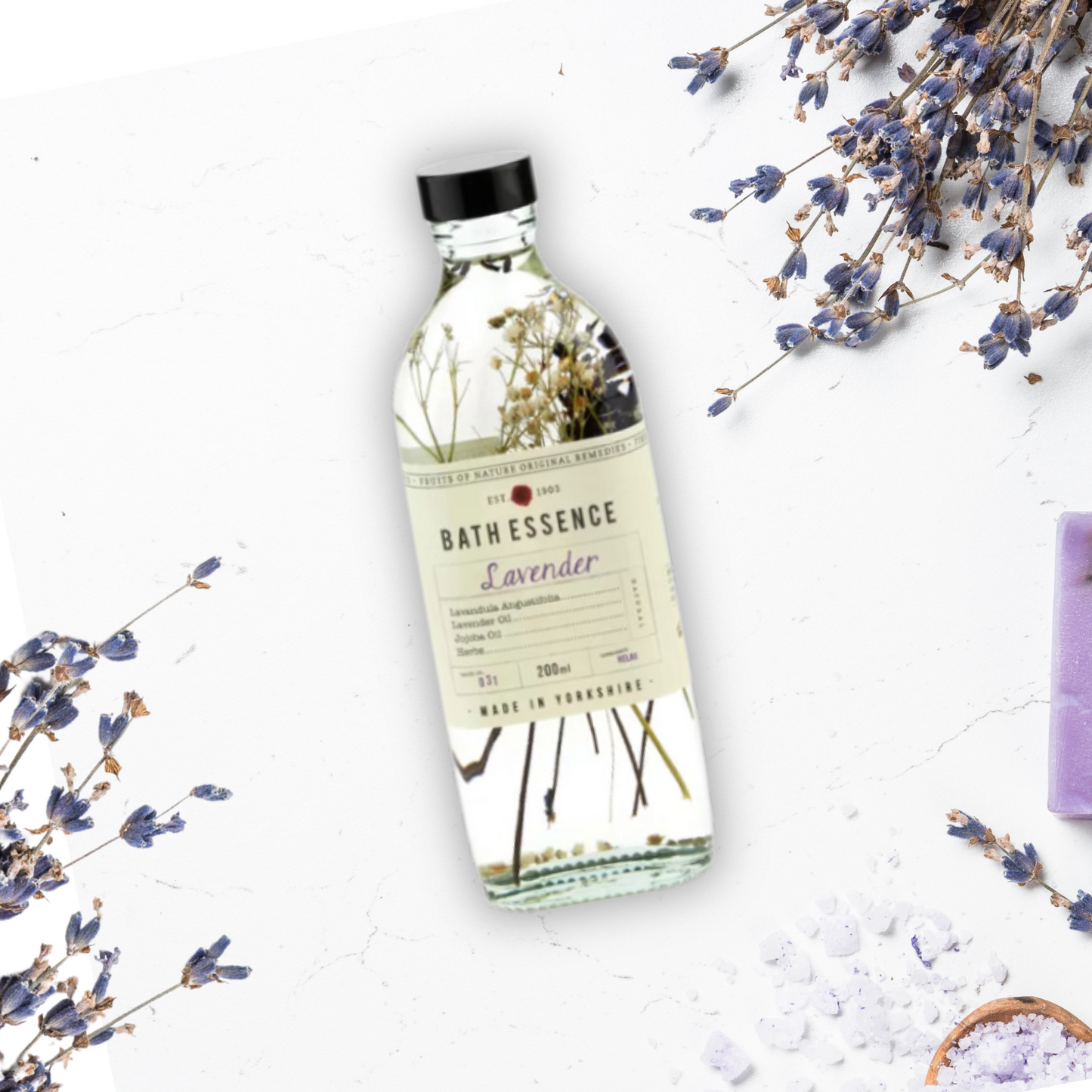 Fikkerts Fruits of Nature Bath Products - Lavender Scent