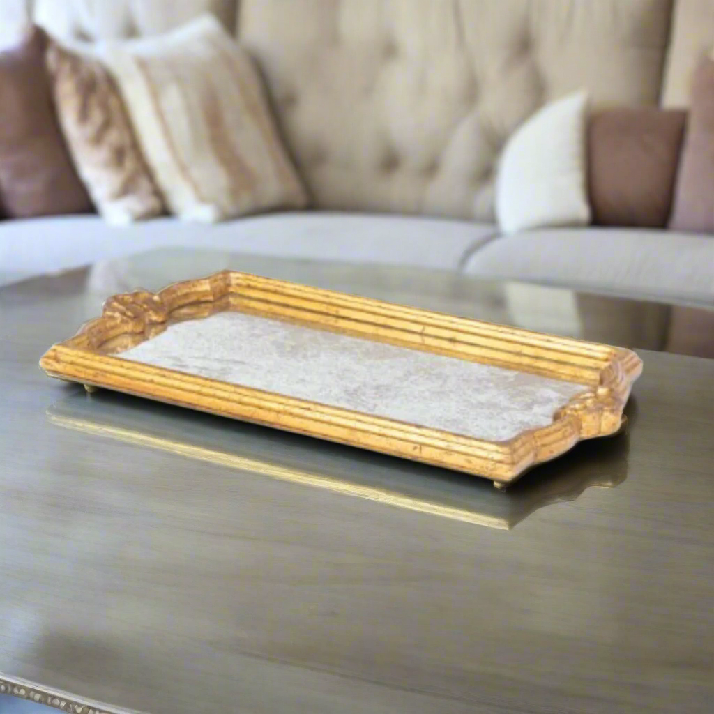 Park Hill Leda Antique Mirrored Tray - For Local Pick Up ONLY
