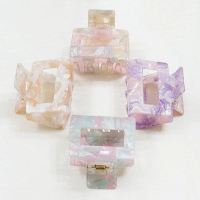 Marble Tortoise Hair Claw